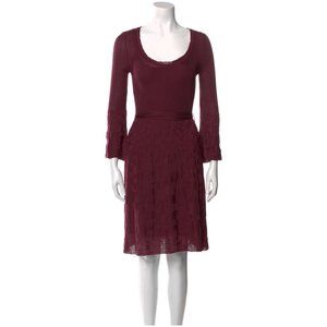 MISSONI Wool Knit Dress sz 44 US 8 Women's